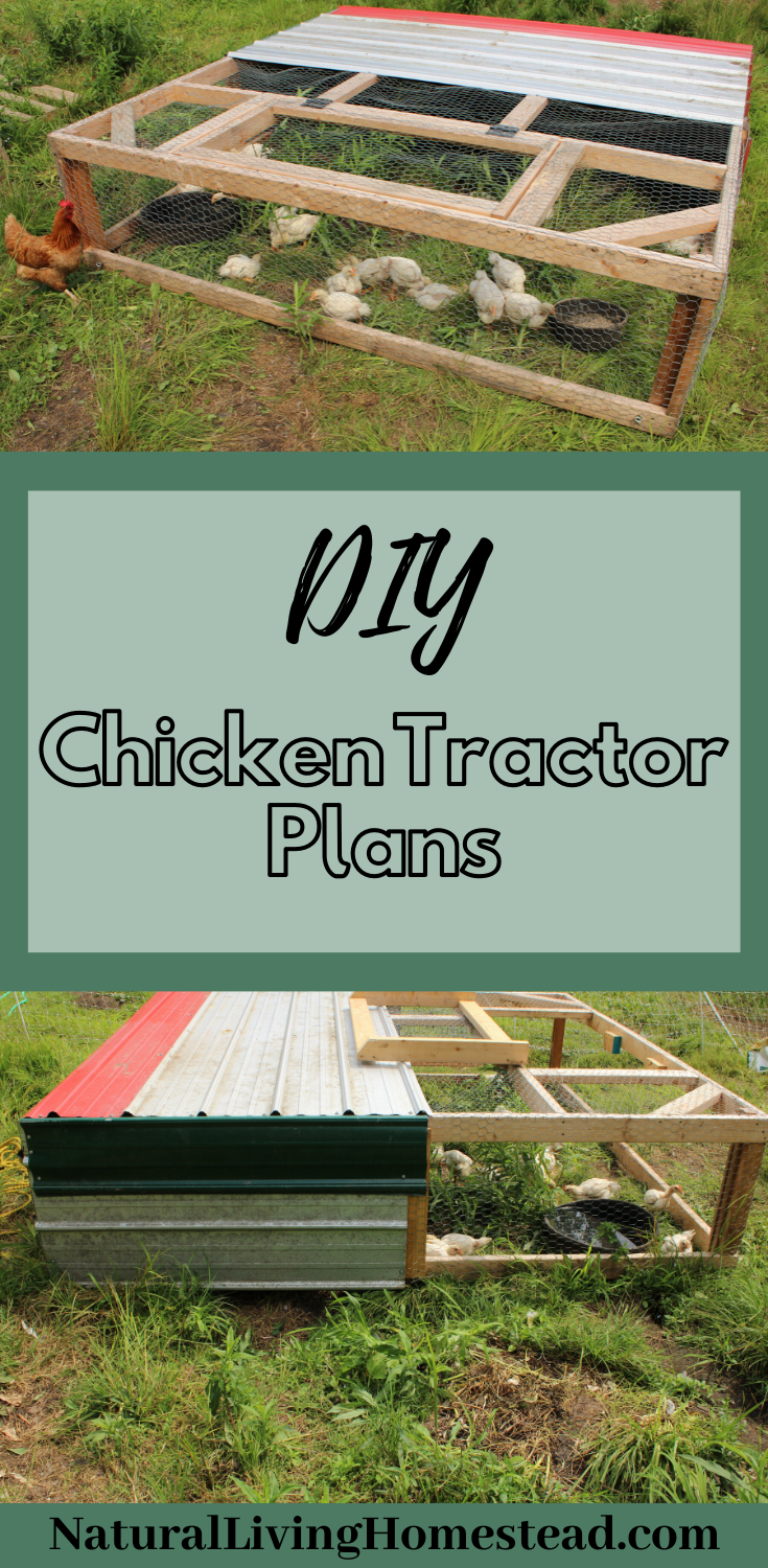 DIY Chicken Tractor Plans - Natural Living Homestead