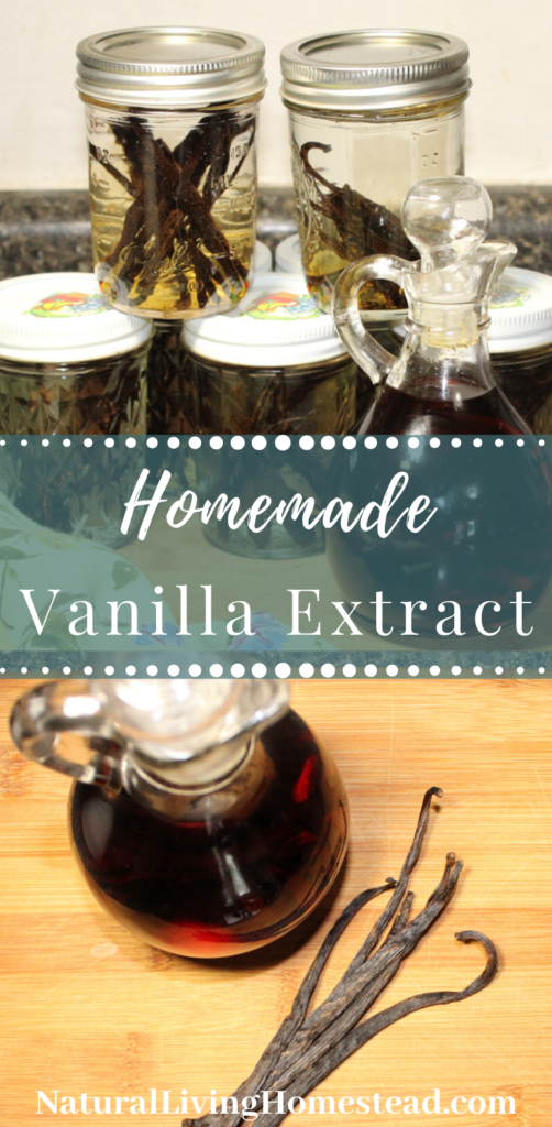 homemade vanilla extract jars