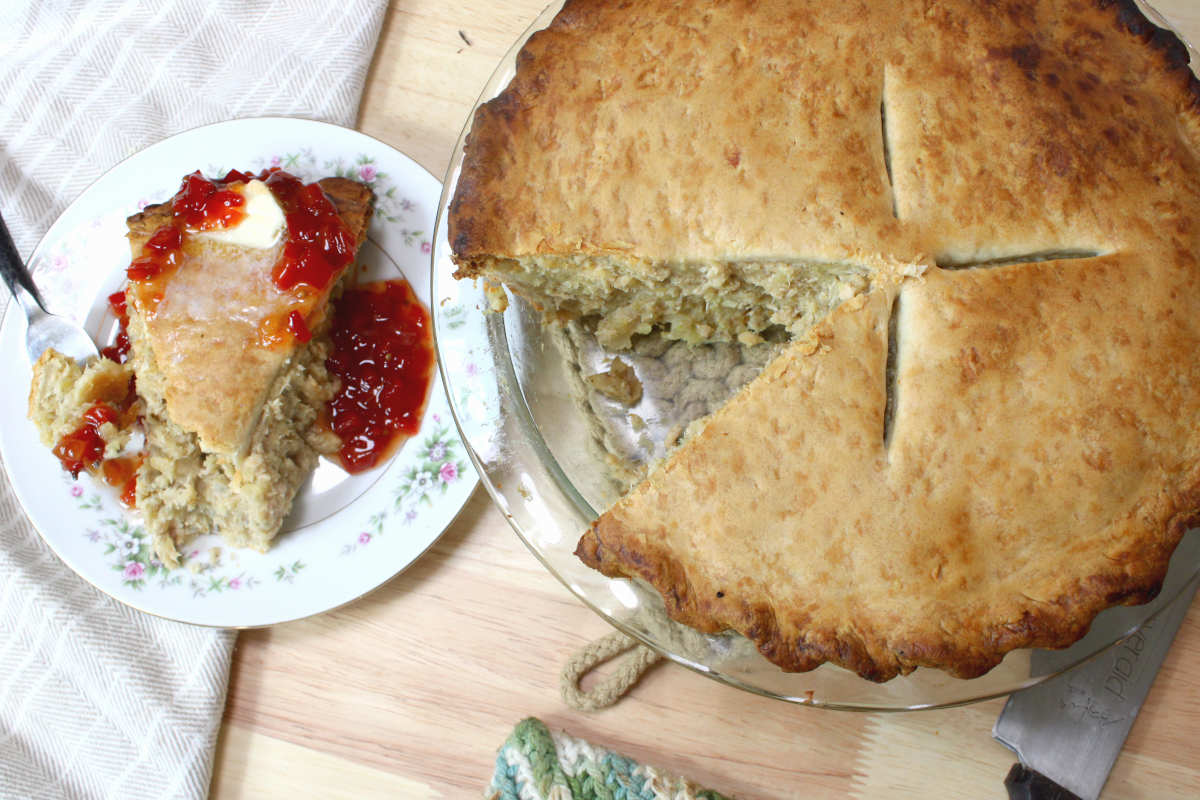 French-Canadian Salmon Pie Recipe with Sourdough Crust - Natural Living